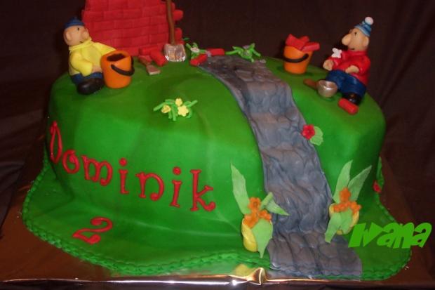 Pat a Mat murujú, torta, Rozprávkové torty Pat a Mat murujú, torta, Rozprávkové torty, Ivana111111, 1