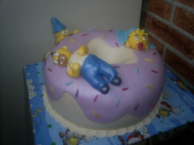 Kobliha so simpsonovcami, torta, Ostané torty pre deti Kobliha so simpsonovcami, torta, Ostané torty pre deti, olinockaaa, 1