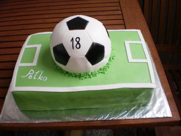 futbalka č.3, torta, Športové torty futbalka č.3, torta, Športové torty, kacarina, 1