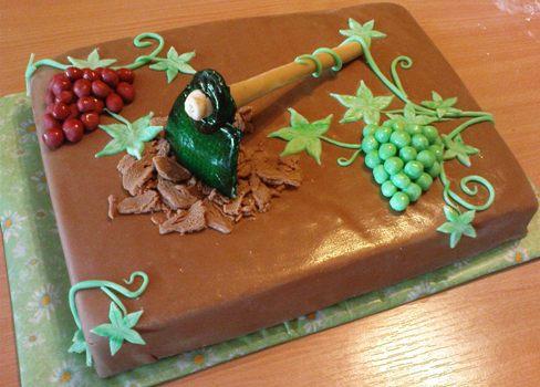 Motyka vo viniči, torta, Netradičné torty, OLINKA_liska_ryska, 1