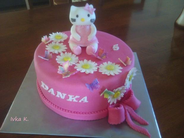 Hello Kitty, torta, Rozprávkové torty, Iva 1977, 1