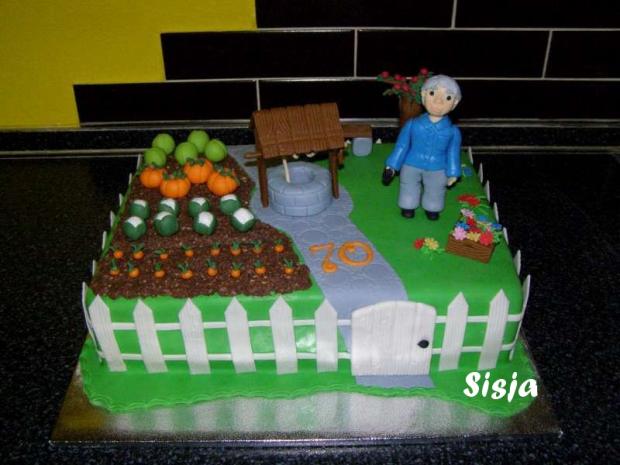Pre záhradkára, torta, Narodeninové torty, Sisja, 1