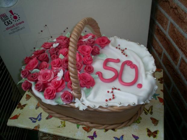 Kosik s ruzami, torta, Narodeninové torty Kosik s ruzami, torta, Narodeninové torty, olinockaaa, 1