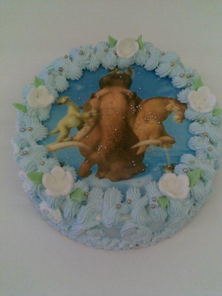Doba ľadová, torta, Rozprávkové torty, mery 24, 1
