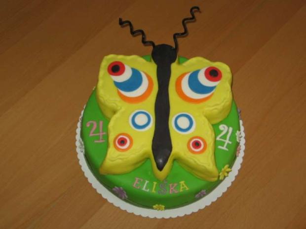 Motýlik, torta, Torty so zvieratkami Motýlik, torta, Torty so zvieratkami, Lubka212, 1