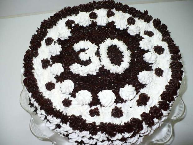 Penová torta na oslavu "30", torta, Narodeninové torty, Alu123, 1