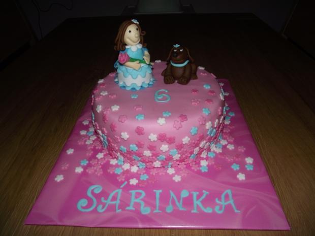 Princezna so psikom, torta, Torty pre dievčatá, dvojicka, 1