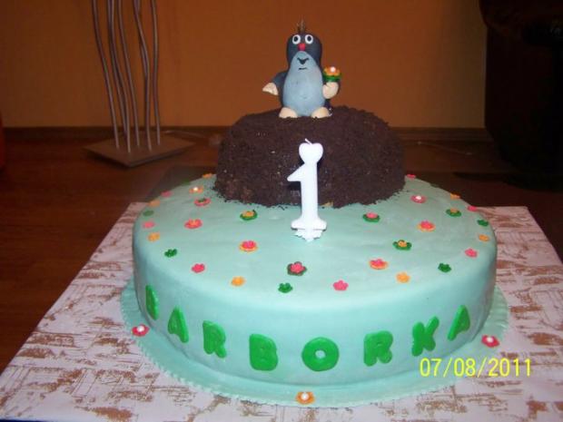 Krtko pre Barborku, torta, Rozprávkové torty, sydusanka, 1