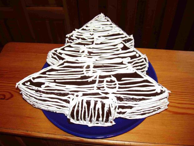 novoročný stromček, torta, Vianočné torty, vanilka 227, 1