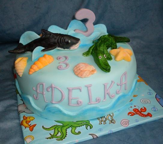 žralok a krokodíl, torta, Torty so zvieratkami žralok a krokodíl, torta, Torty so zvieratkami, val38, 1