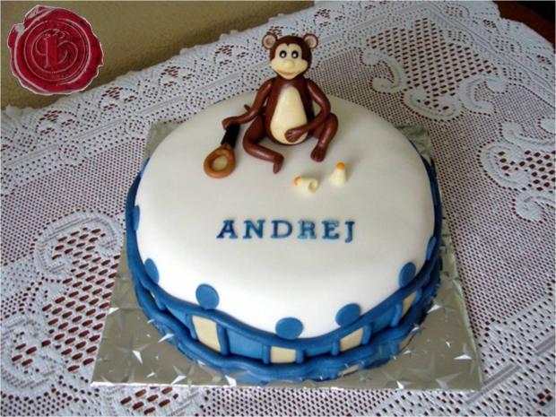 Opička pre Andreja, torta, Torty so zvieratkami Opička pre Andreja, torta, Torty so zvieratkami, lenkafab, 1