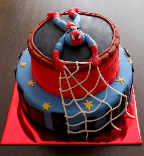 Spiderman, torta, Rozprávkové torty, kacena666, 1