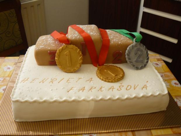 medajlová, torta, Športové torty medajlová, torta, Športové torty, MarikaFa, 1