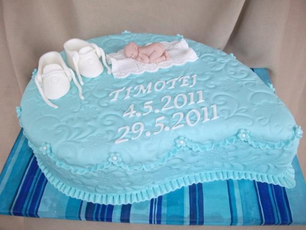 Krst slzicka:-), torta, Torty na krstiny Krst slzicka:-), torta, Torty na krstiny, Alenik, 1