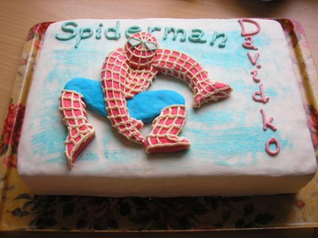 Spiderman, torta, Rozprávkové torty, Maria-Šurany, 1