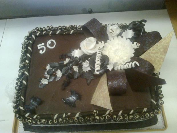Čokoládová torta na 50-tku 2, torta, Čokoládové torty, varda, 1