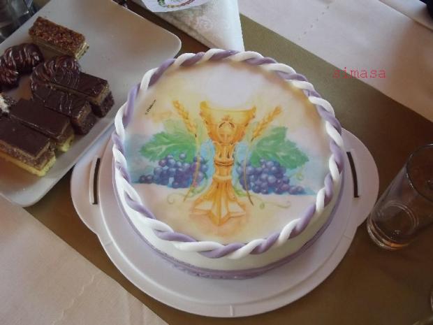 1. sv. prijímanie, torta, Torty na cirkevné sviatky, simasa, 1
