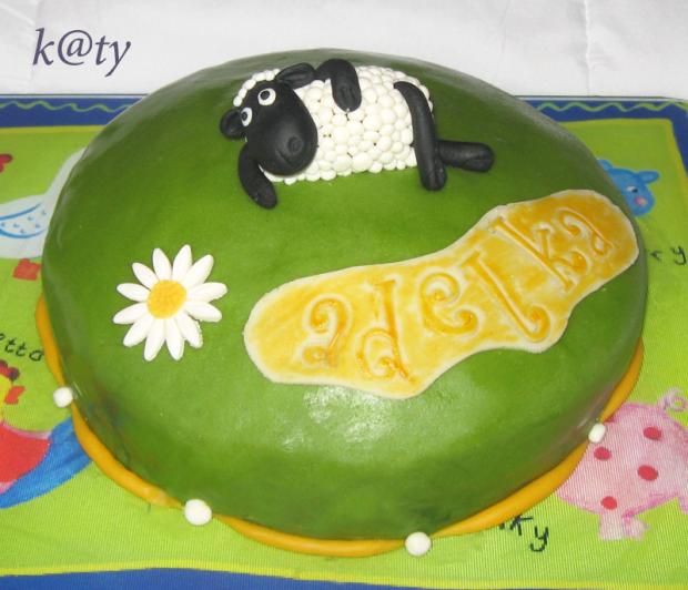 ovecka shaun, torta, Rozprávkové torty, zivoth, 1