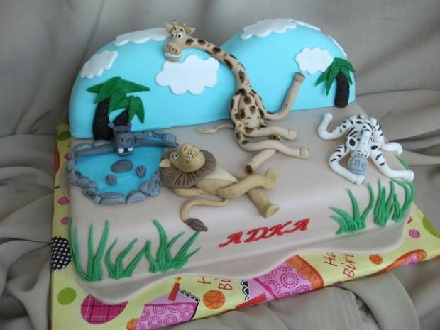 Madagaskar......, torta, Rozprávkové torty Madagaskar......, torta, Rozprávkové torty, Alenik, 1
