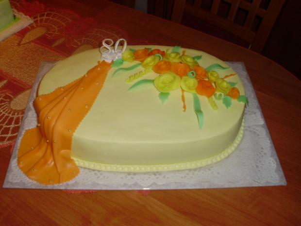 zlty oval, torta, Narodeninové torty zlty oval, torta, Narodeninové torty, andelik, 1