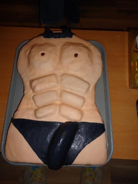 mužské torzo, torta, Torty pre dospelých *, erinka, 1