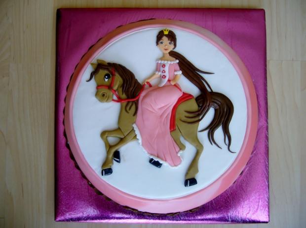 Princezna na koni, torta, Rozprávkové torty Princezna na koni, torta, Rozprávkové torty, wika, 1