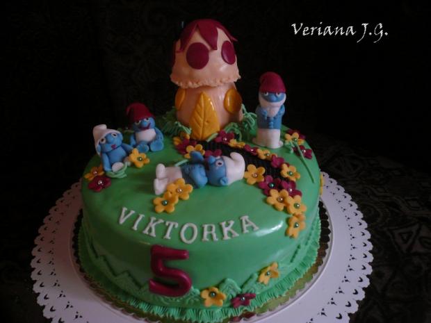 šmolkovia, torta, Rozprávkové torty šmolkovia, torta, Rozprávkové torty, jarkag3, 1