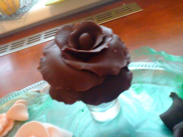 detail čoko ruže, torta, Ozdoby na torty, sonaja, 1