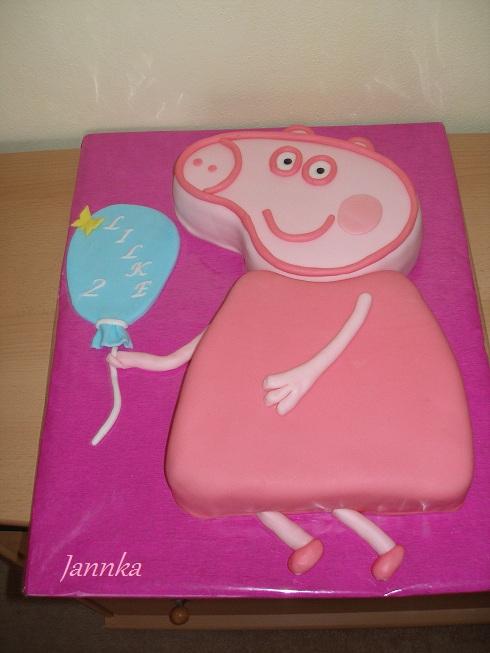Pepa Pig, torta, Rozprávkové torty, Jannka, 1