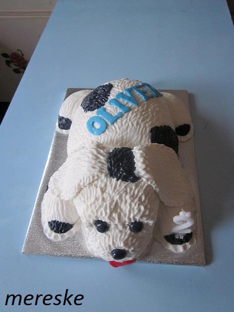 psik pre Oliverka, torta, Narodeninové torty, Mereske, 1