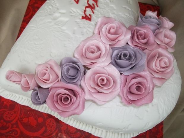 Ruzicky z MMF-moje:-), torta, Ozdoby na torty Ruzicky z MMF-moje:-), torta, Ozdoby na torty, Alenik, 1