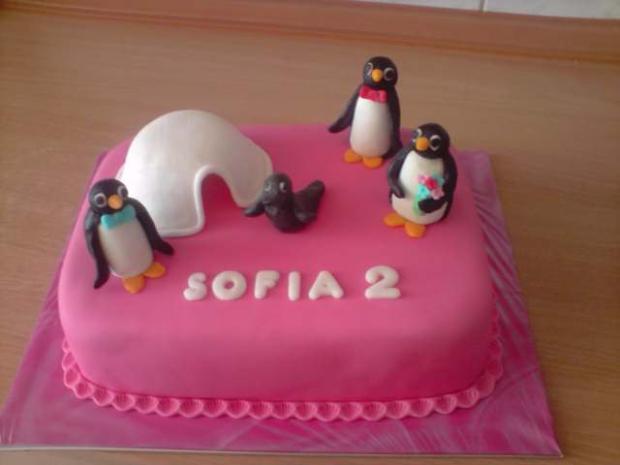 Torta tučniačikovia, torta, Torty so zvieratkami, anazuz1299, 1