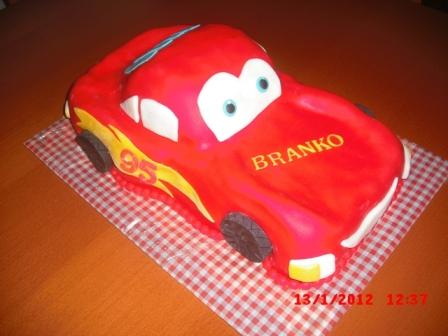 Mc.Queen, torta, Torty autíčka, vláčiky, dagaz, 1