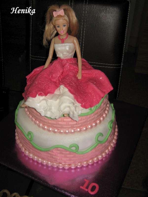 barbie, torta, Torty pre dievčatá, Henrieta24, 1