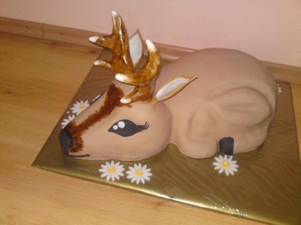 srnček do tomboly, torta srnček do tomboly, torta, lubka74, 1