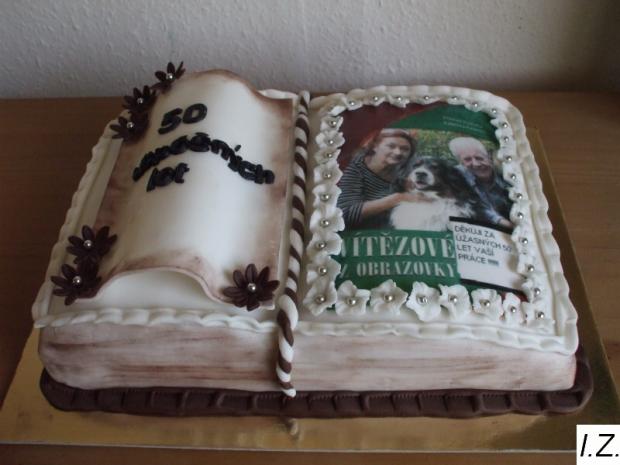 kniha s jedlou fotkou, torta, Narodeninové torty, aneryz, 1