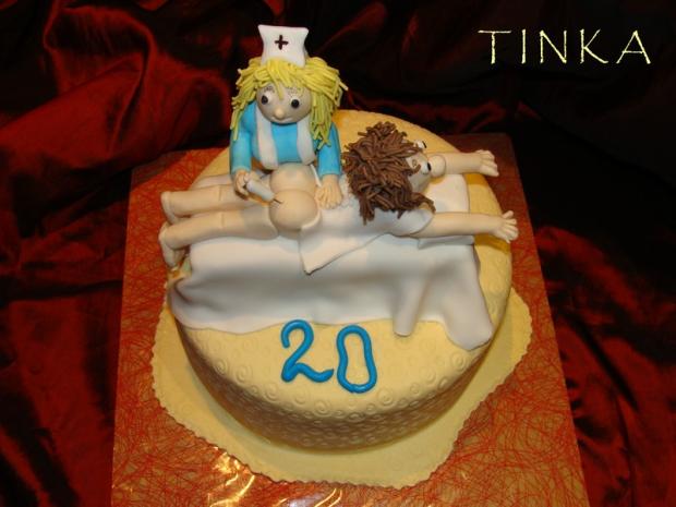 Sestrička v akcii, torta, Netradičné torty Sestrička v akcii, torta, Netradičné torty, Tinka, 1
