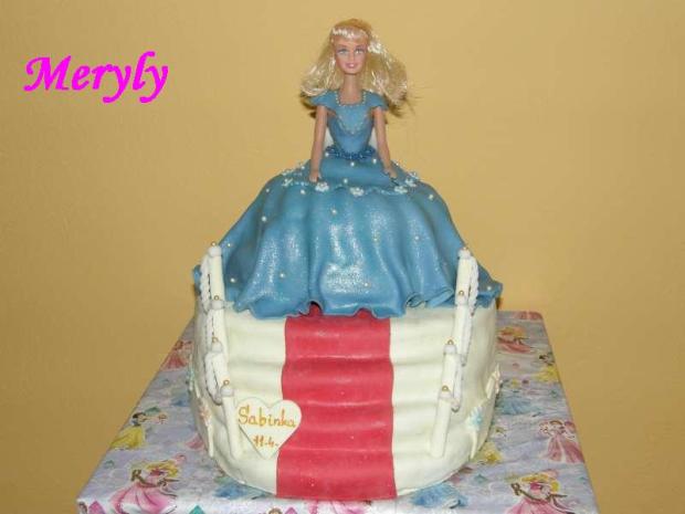 Barbie, torta, Torty pre dievčatá, Meryly, 1