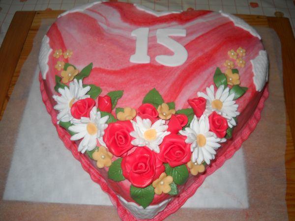 Srdce, torta, Narodeninové torty, milocka, 1