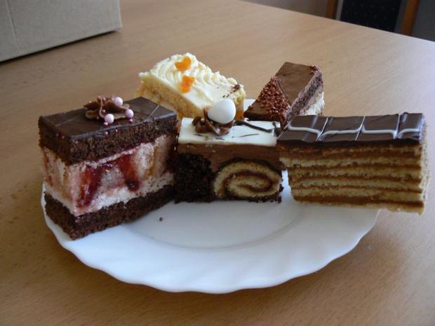 Svadobné koláčiky na tanieriku:-), torta, Zákusky, yvetta11111, 1