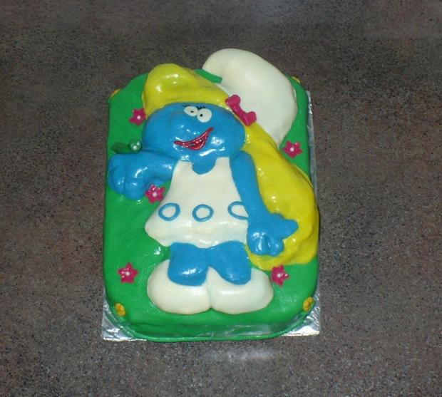 šmoulinka, torta, Rozprávkové torty, tortyjana, 1