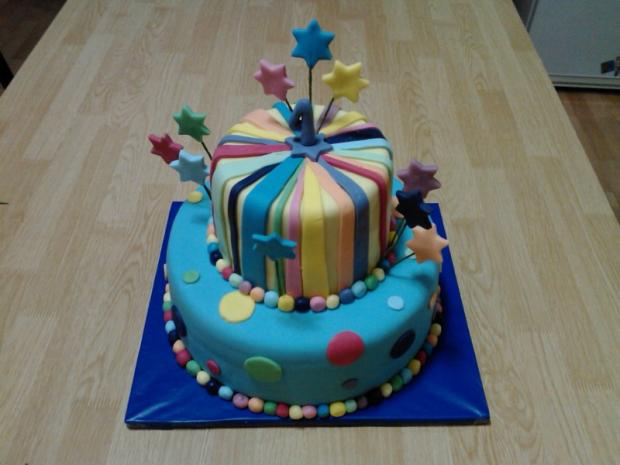 Detská torta s hviezdičkami, torta, Ostané torty pre deti Detská torta s hviezdičkami, torta, Ostané torty pre deti, Jana Tokárová, 1