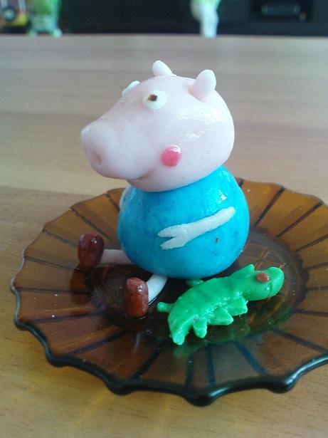 Detail George pig , torta, Rozprávkové torty, Timonela, 1