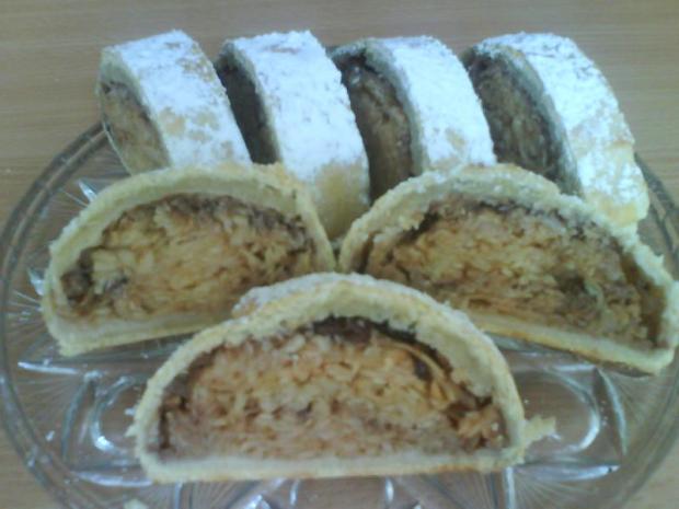 Jablková štrúdla, torta, Zákusky, mazda, 1
