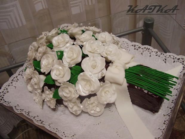 opäť svadobná kytica, torta, Svadobné torty opäť svadobná kytica, torta, Svadobné torty, Katka Ozsvaldova, 1