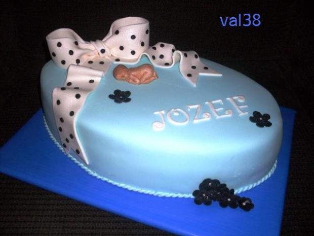 s bodkovanou mašľou, torta, Torty na krstiny s bodkovanou mašľou, torta, Torty na krstiny, val38, 1