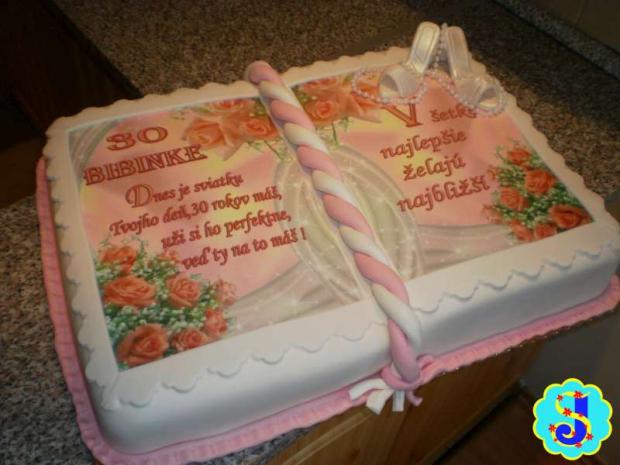 Otvorená kniha, torta, Narodeninové torty Otvorená kniha, torta, Narodeninové torty, Janka.S, 1