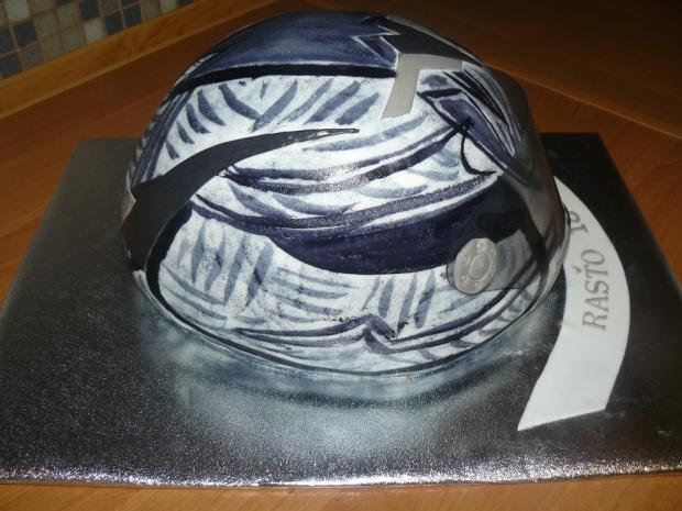 prilba, torta, Športové torty, MarikaFa, 1