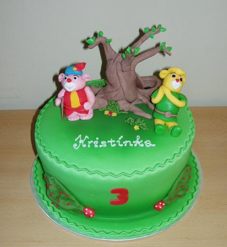 Gumkáči Kaby a Sany, torta, Rozprávkové torty Gumkáči Kaby a Sany, torta, Rozprávkové torty, zabinka, 1