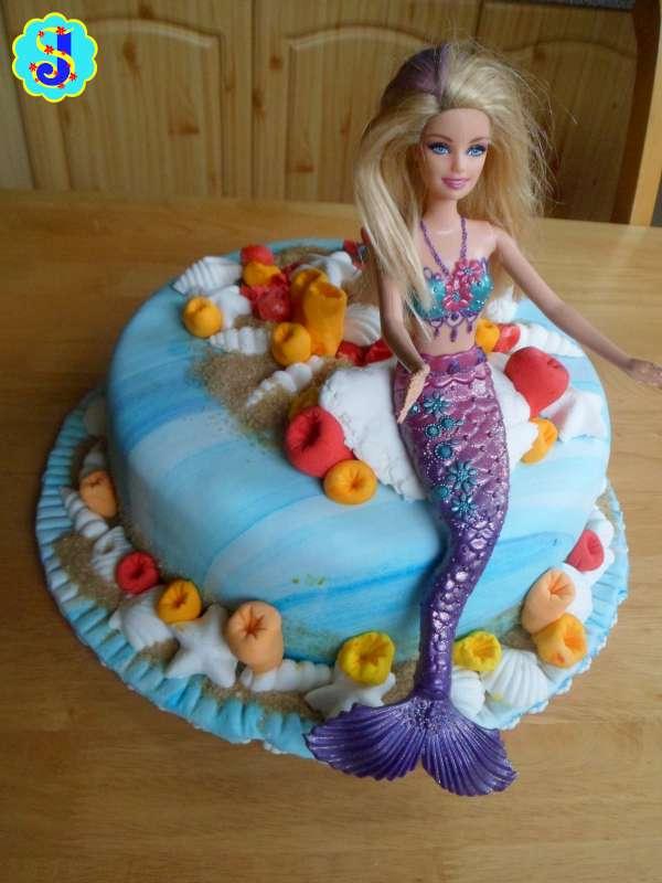 Morská panna na želanie s bábikou, torta, Torty pre dievčatá Morská panna na želanie s bábikou, torta, Torty pre dievčatá, Janka.S, 1